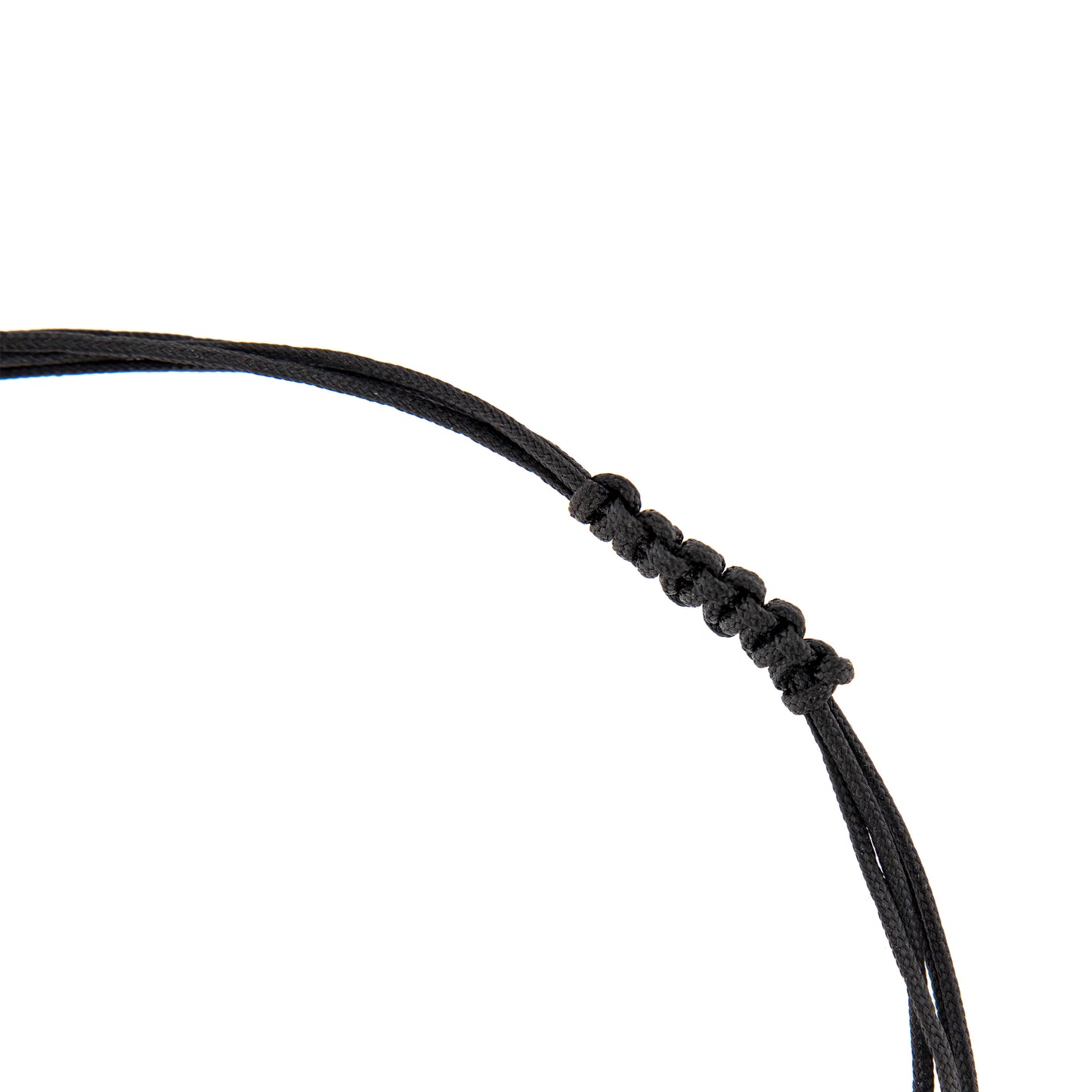Bracciale con cordino regolabile, medaglia di Santa Rita   in argento 925
