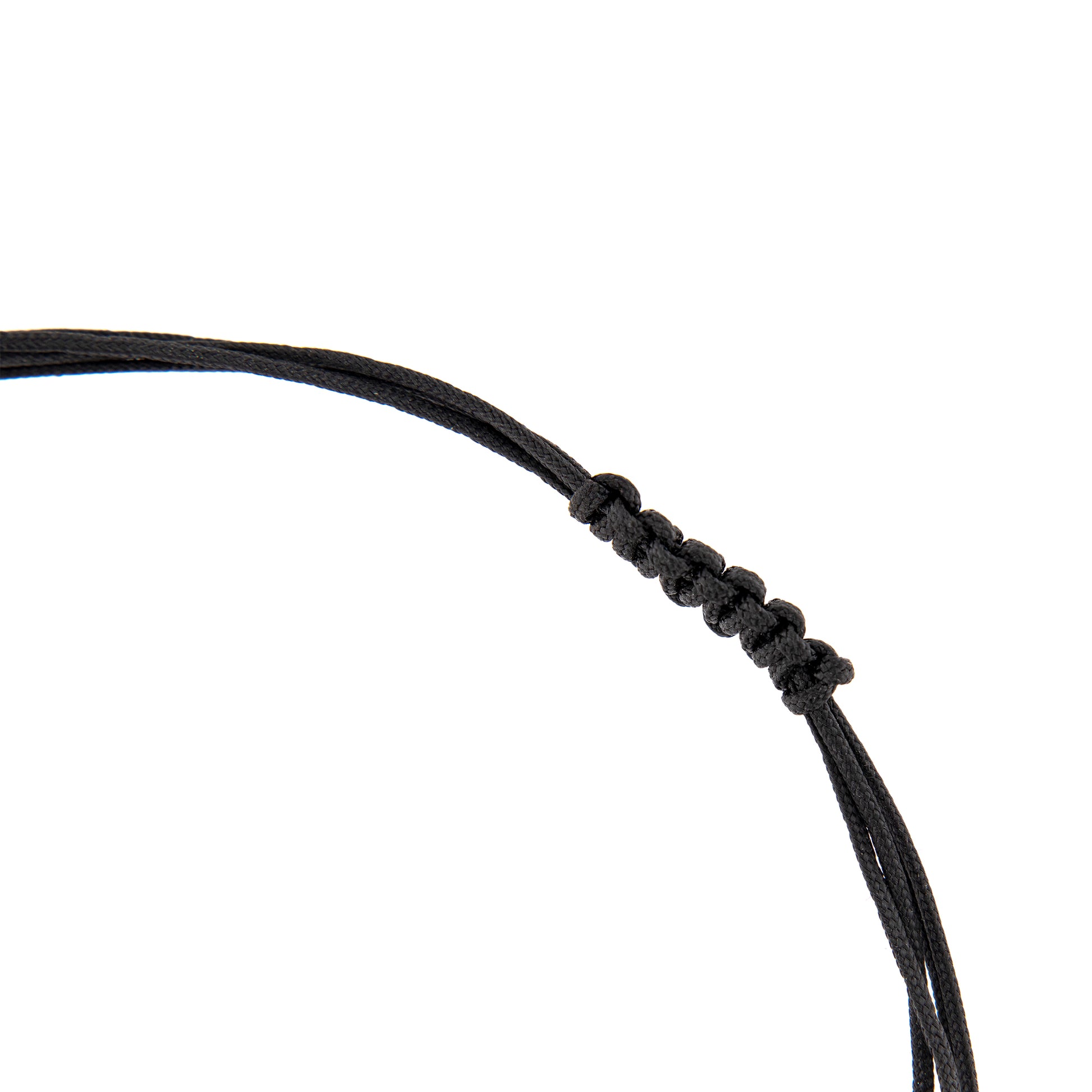 Bracciale con cordino regolabile, medaglia di Santa Rita   in argento 925
