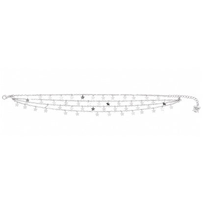 Bracciale cinque fili Stelle Bronzo 23 cm