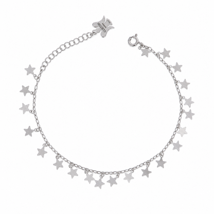 Bracciale con Stelline in Bronzo 21 cm