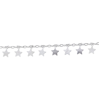 Bracciale con Stelline in Bronzo 21 cm