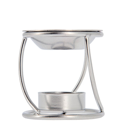 Brucia incenso in ferro color argento – Articolo liturgico – Altezza 7,5 cm