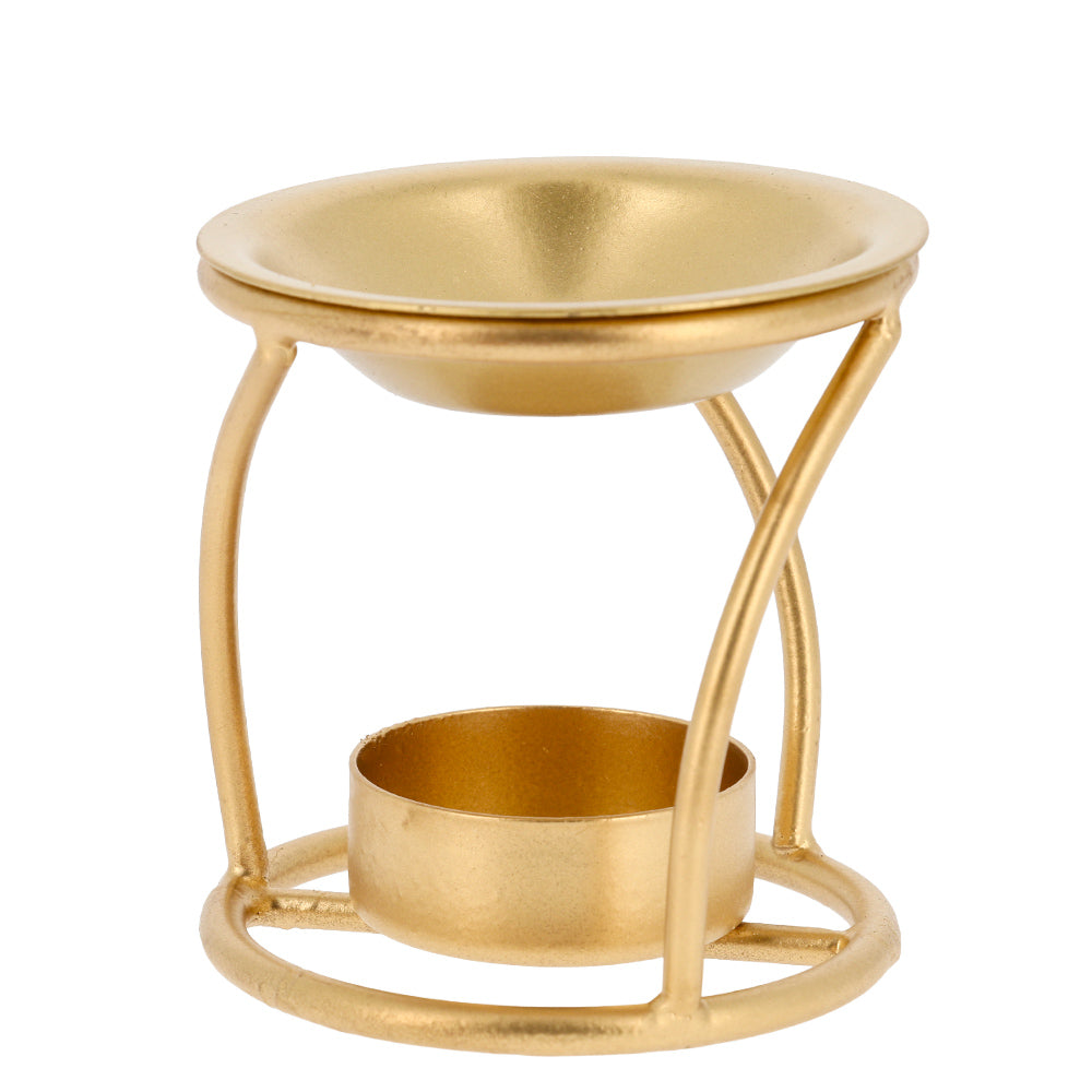 Brucia incenso in ferro color oro – Articolo liturgico – Altezza 7,5 cm
