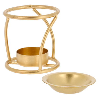 Brucia incenso in ferro color oro – Articolo liturgico – Altezza 7,5 cm