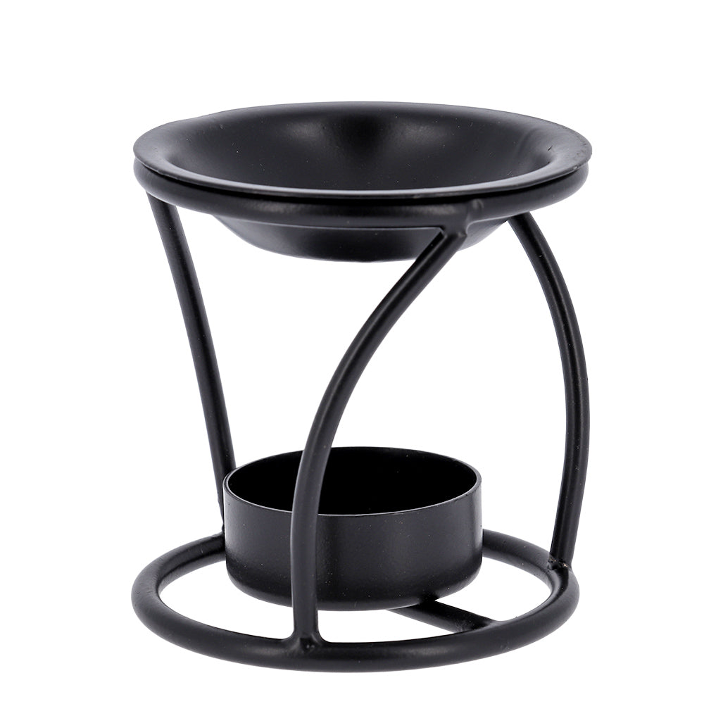 Brucia incenso in ferro di colore nero – Articolo liturgico – Altezza 7,5 cm