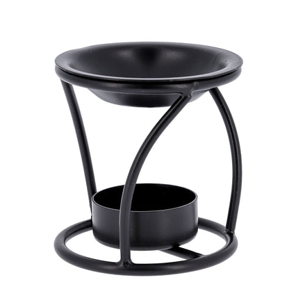 Brucia incenso in ferro di colore nero – Articolo liturgico – Altezza 7,5 cm