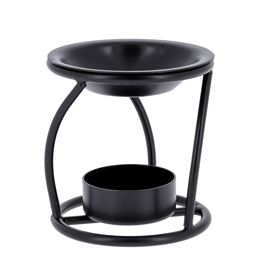 Brucia incenso in ferro di colore nero – Articolo liturgico – Altezza 7,5 cm