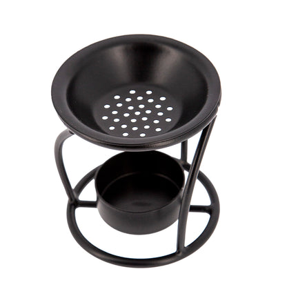 Brucia incenso in ferro di colore nero – Articolo liturgico – Altezza 7,5 cm