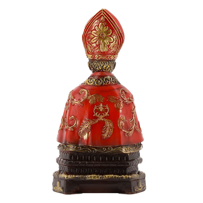 Statua busto San Gennaro in resina. Altezza 20 cm
