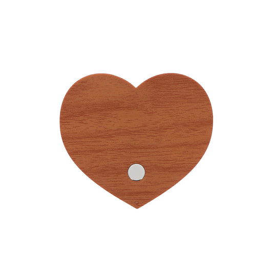 Magnete a forma di cuore con immagine oro a caldo. Per Comunione e Cresima. Altezza 6 cm