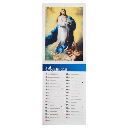 Calendario da muro 2026