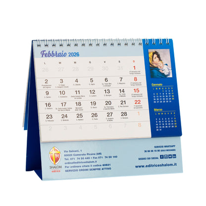 Calendario da tavolo 2026