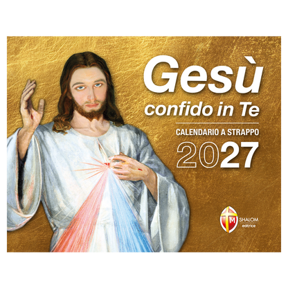 Calendario a strappo Gesù confido in Te 2027