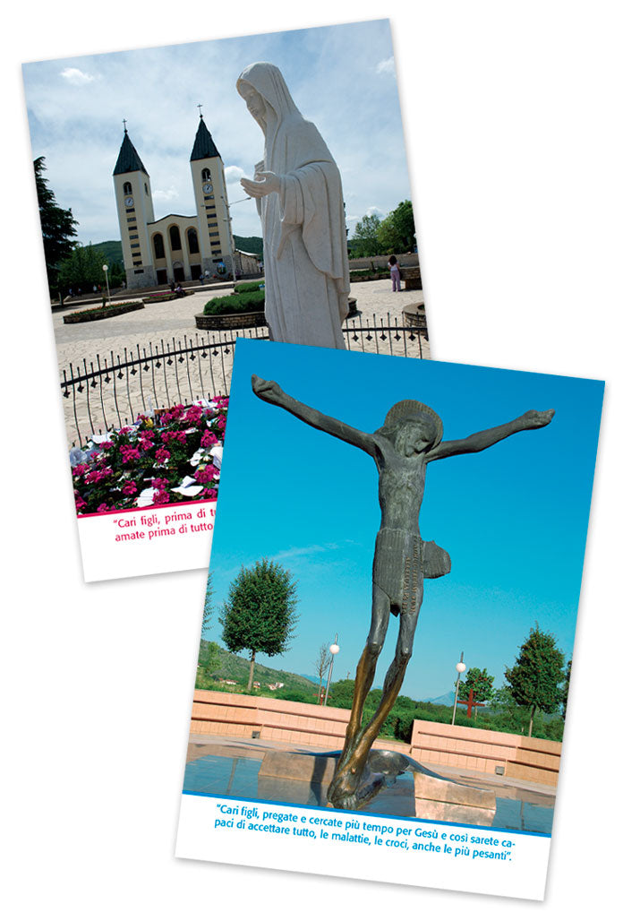 Cofanetto 12 cartoline postali di Medjugorje volume 1