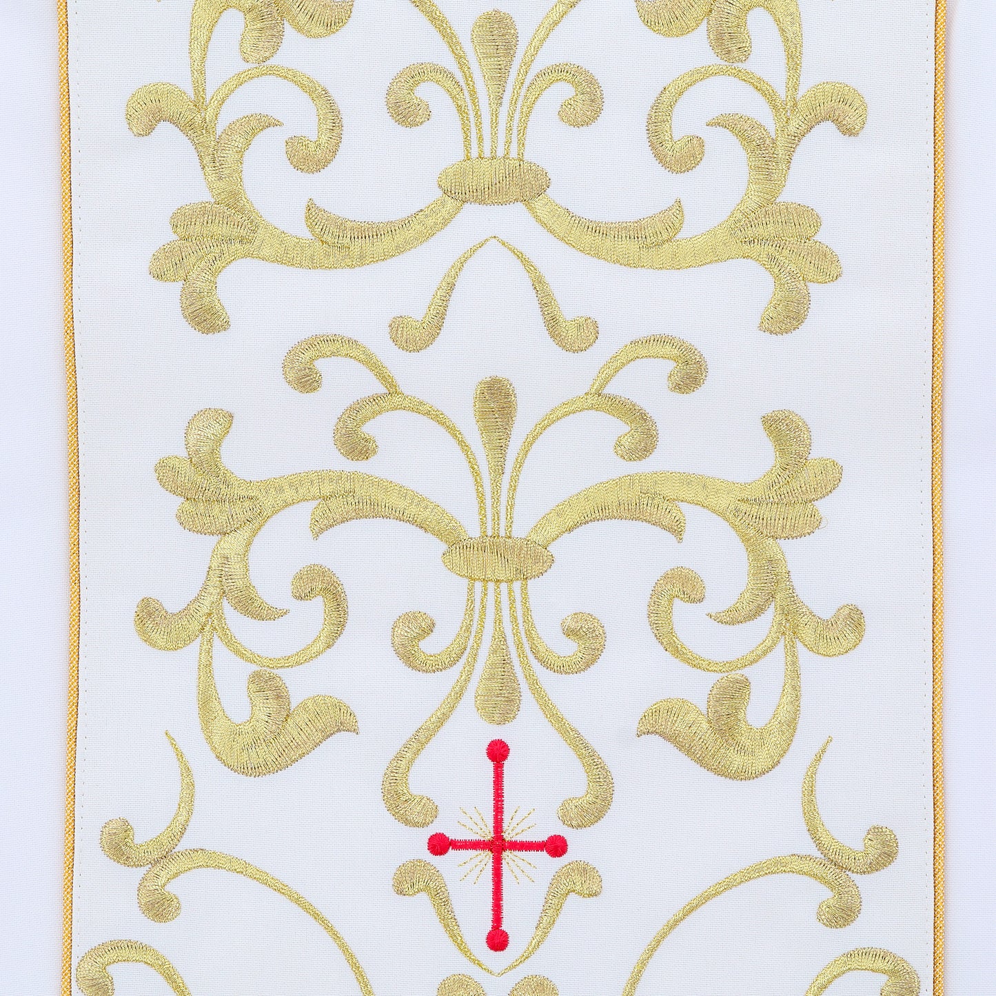 Casula mariana con ricamo Volto Madonna Immacolata. Misto poliestere