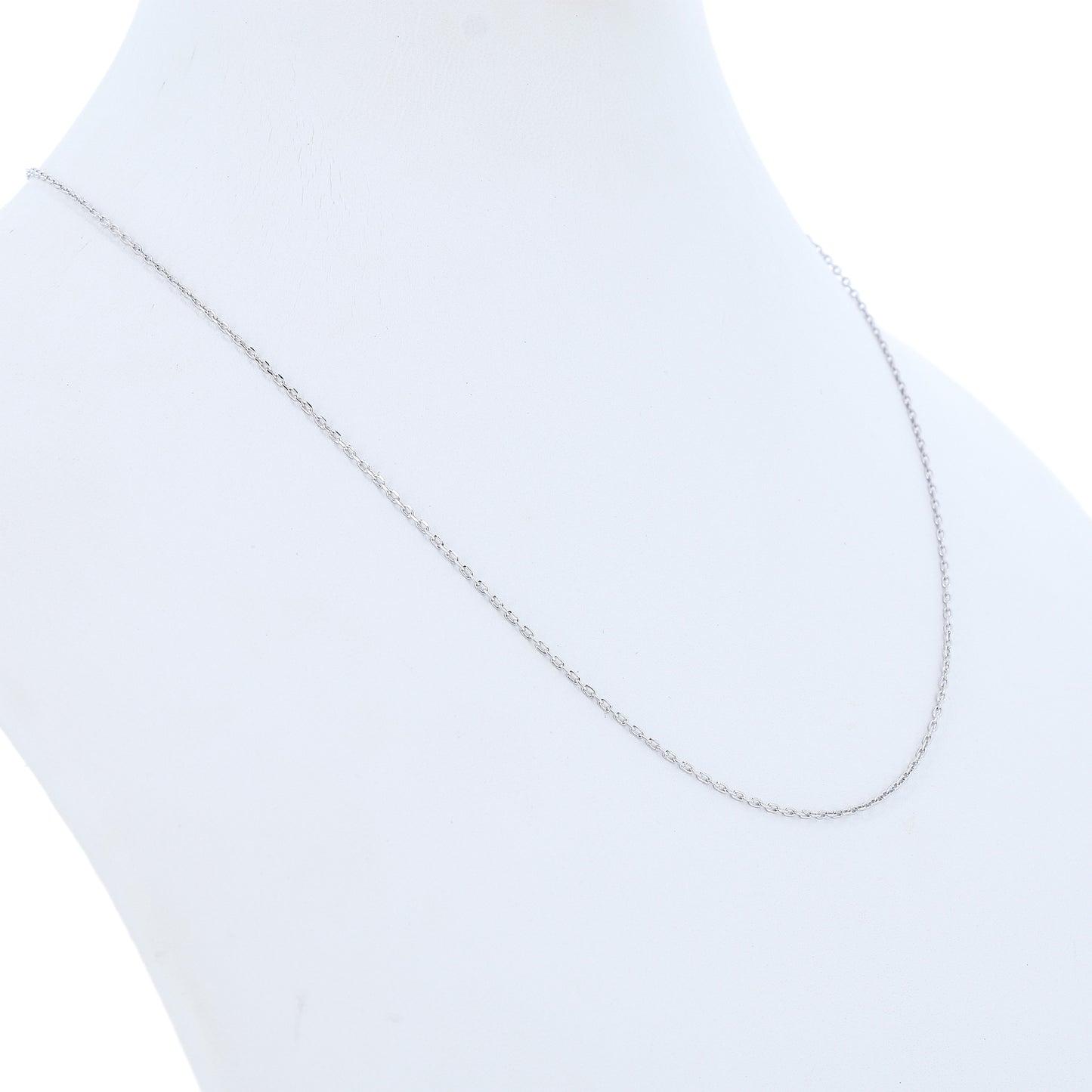 Collana in Bronzo Maglia Fine 43 cm