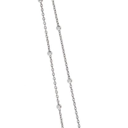 Collana Lumae Patronus, croce con zirconi viola, argento 925
