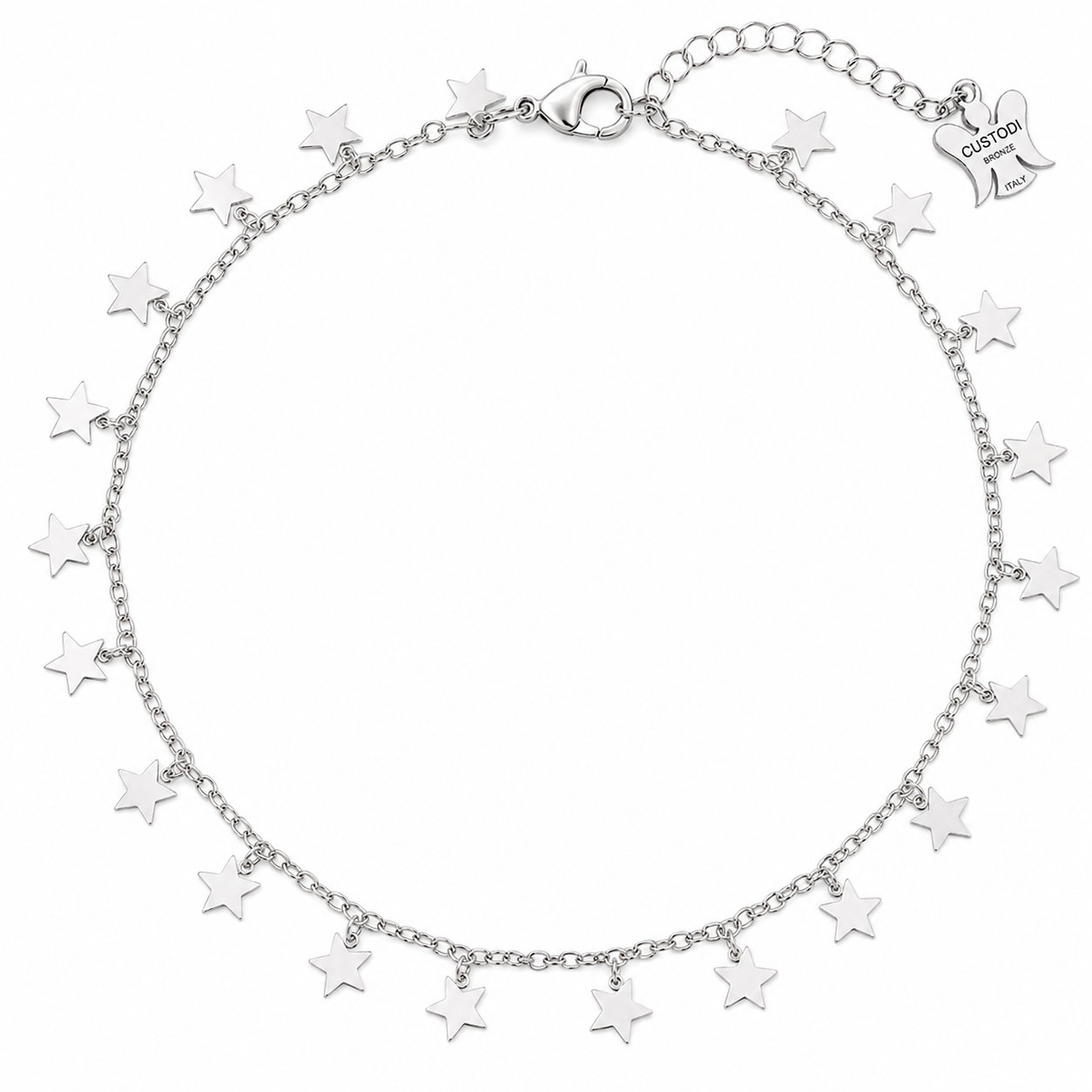 Cavigliera Stelline in Bronzo 24 cm