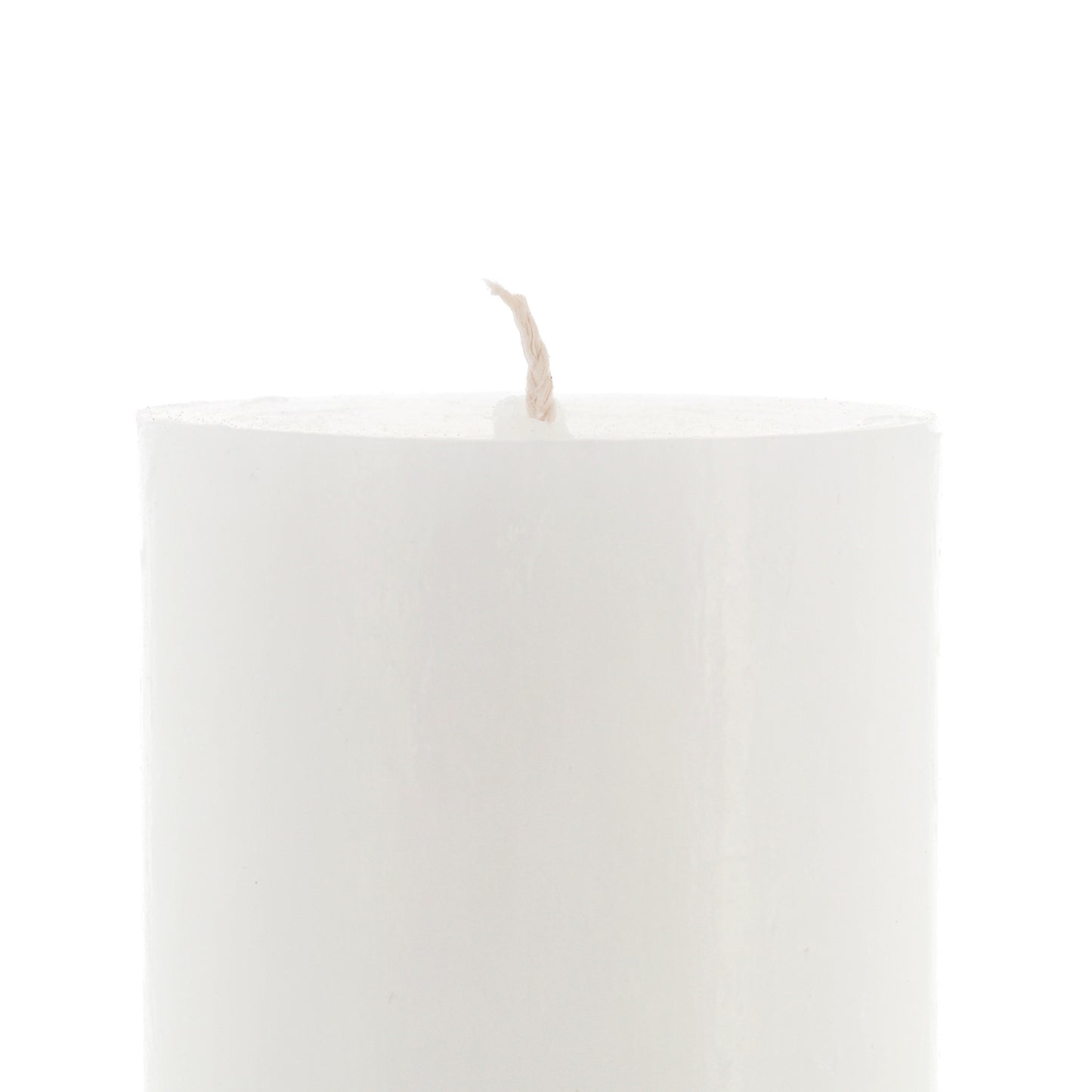 Candela cero per Liturgia, Avvento e Quaresima in cera bianca. Dimensioni 8x30 cm