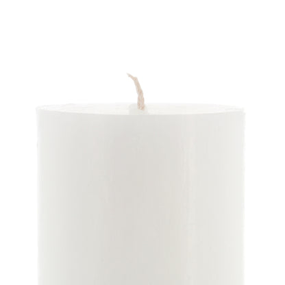 Candela cero per Liturgia, Avvento e Quaresima in cera bianca. Dimensioni 8x30 cm