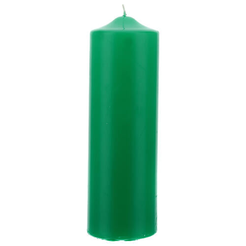 Candela cero per liturgie, Avvento, Quaresima. Diametro 8x24  cm