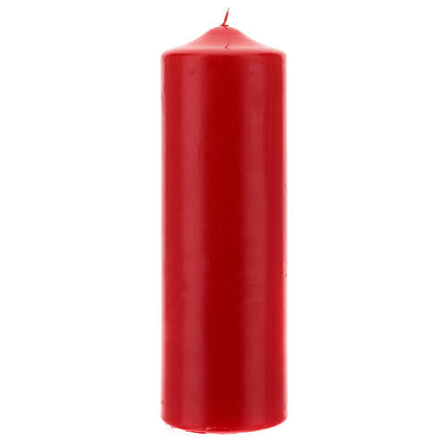 Candela cero per liturgie, Avvento, Quaresima. Diametro 8x24  cm