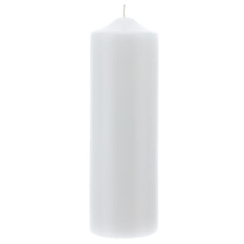 Candela cero per liturgie, Avvento, Quaresima. Diametro 8x24  cm