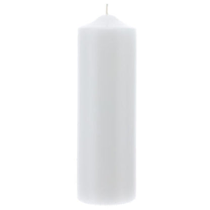 Candela cero per liturgie, Avvento, Quaresima. Diametro 8x24  cm