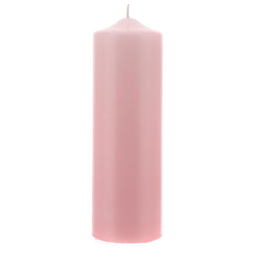 Candela cero per liturgie, Avvento, Quaresima. Diametro 8x24  cm