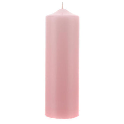 Candela cero per liturgie, Avvento, Quaresima. Diametro 8x24  cm
