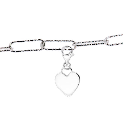 Charm Cuore - ciondolo in bronzo