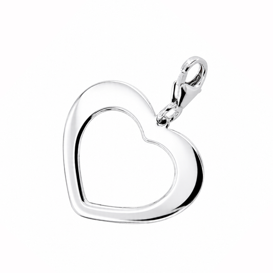 Charm Cuore Traforato - Ciondolo in Bronzo