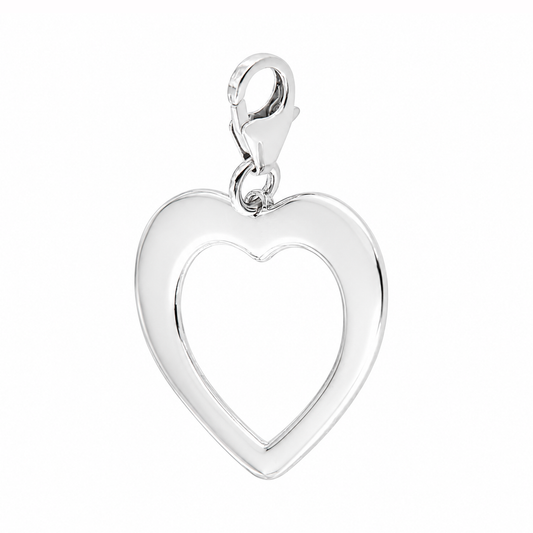 Charm Cuore Traforato - Ciondolo in Bronzo