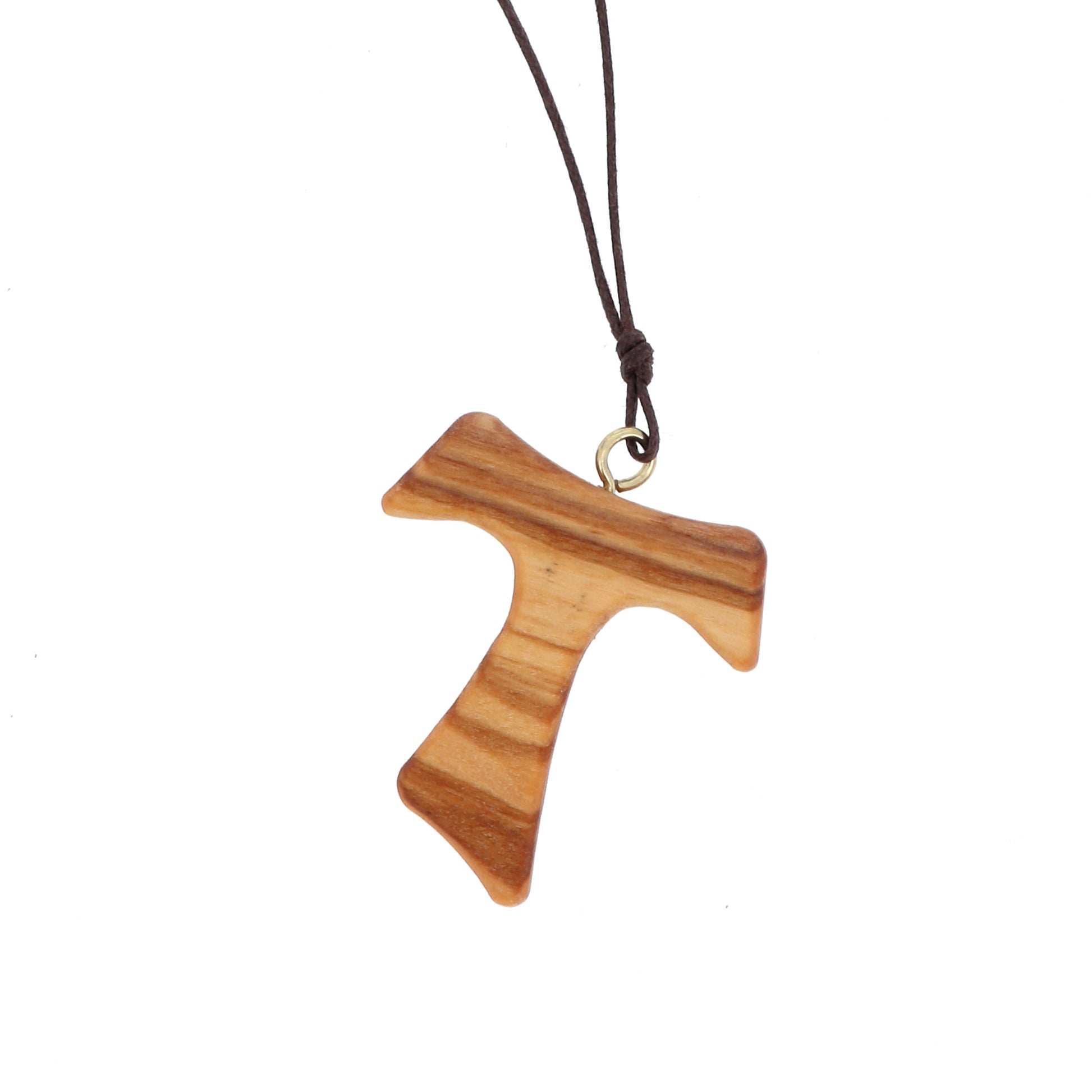 Tau con immagine San Carlo Acutis e laccio. Dimensioni 3,5x4 cm. Dimensioni 3,5x4  cm