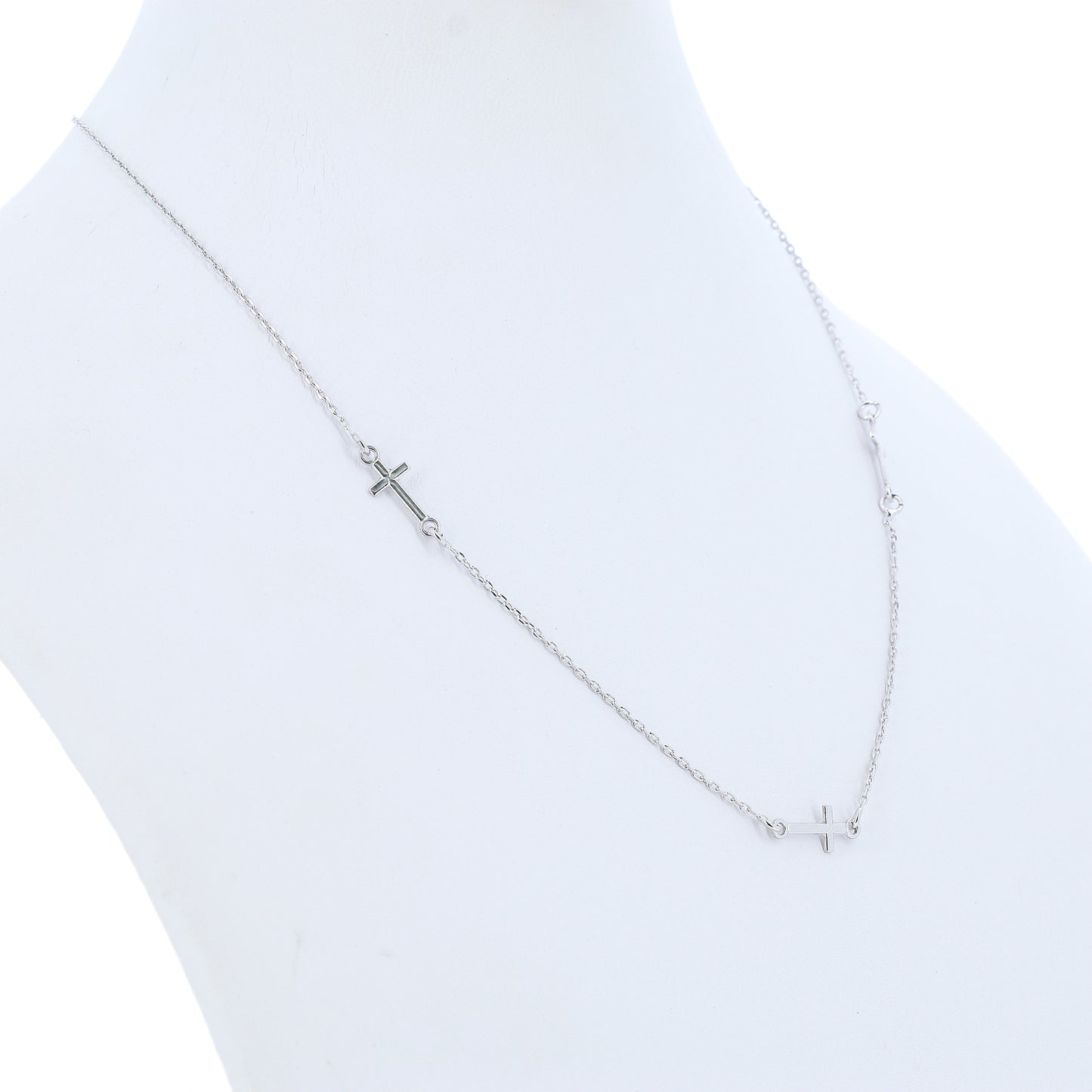 Collana tre Croci in bronzo