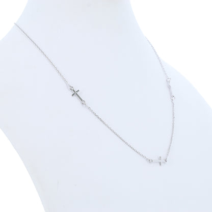 Collana tre Croci in bronzo