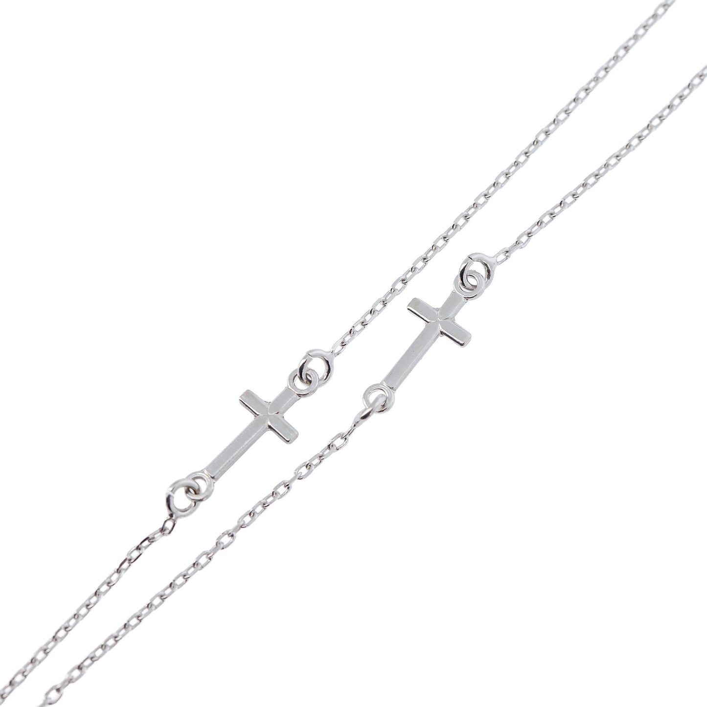 Collana tre Croci in bronzo
