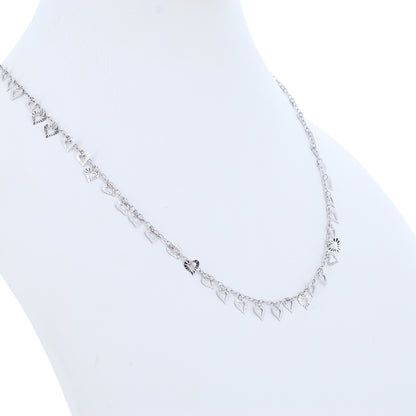 Collana Pendenti Cuoricini in bronzo