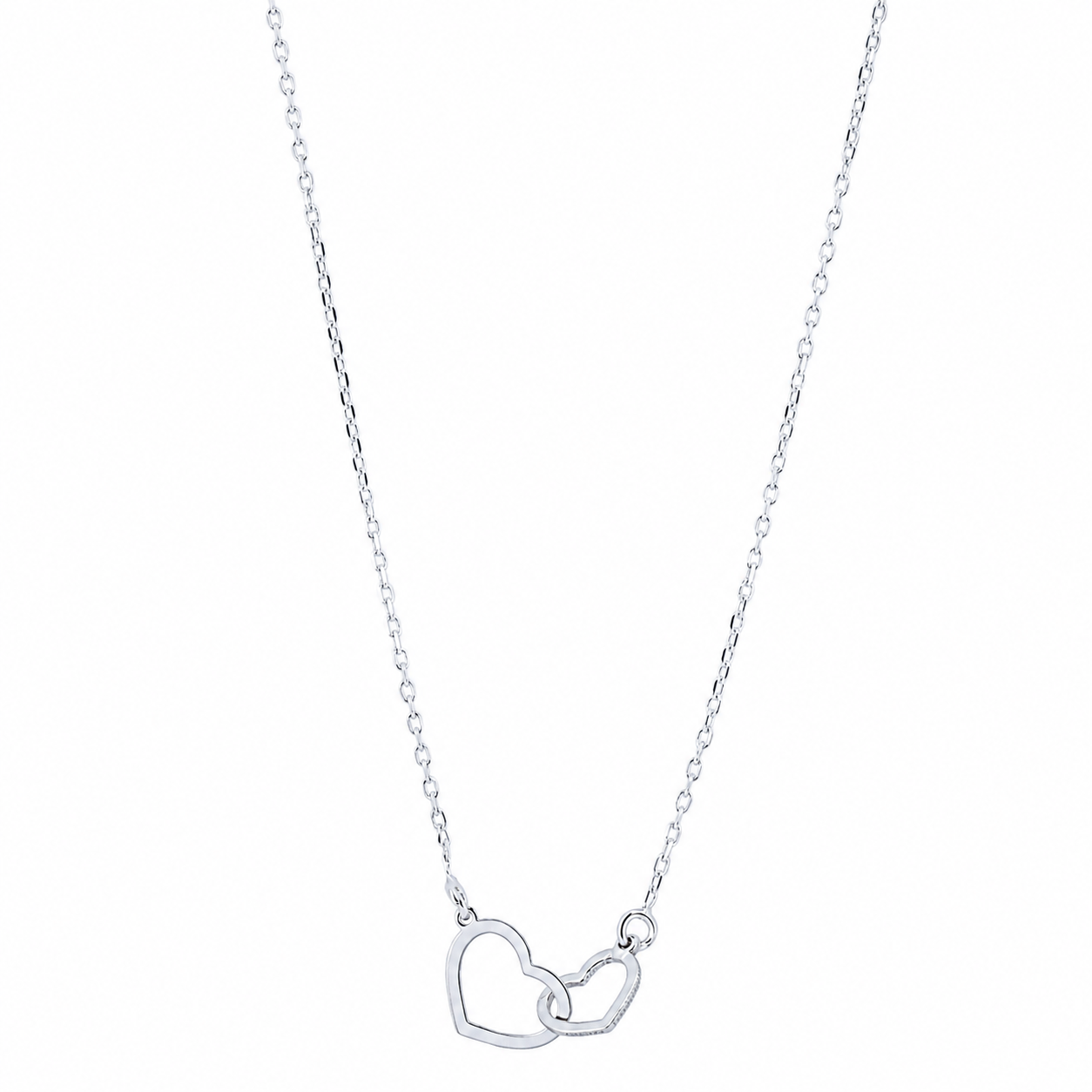 Collana Cuori Intrecciati in bronzo