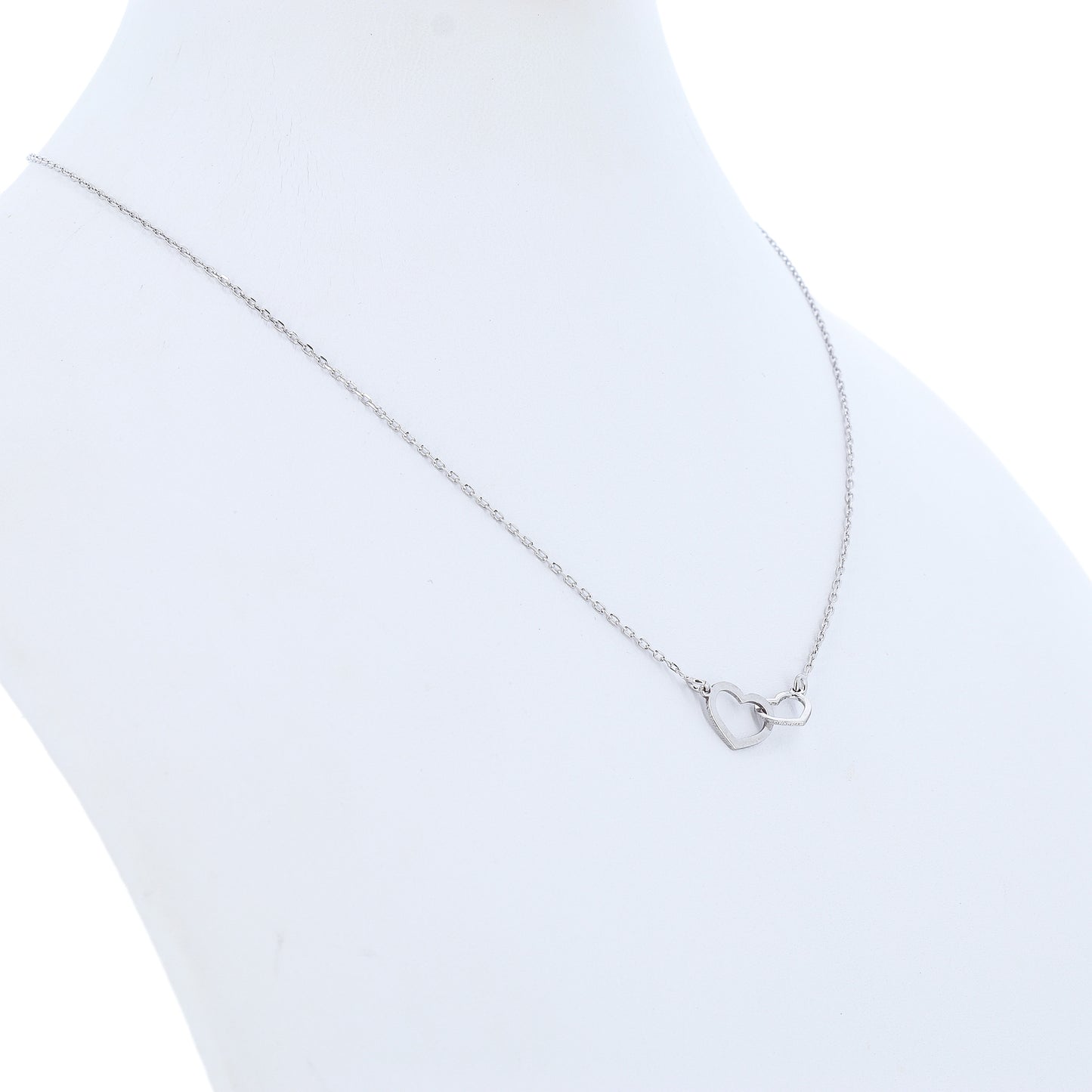 Collana Cuori Intrecciati in bronzo