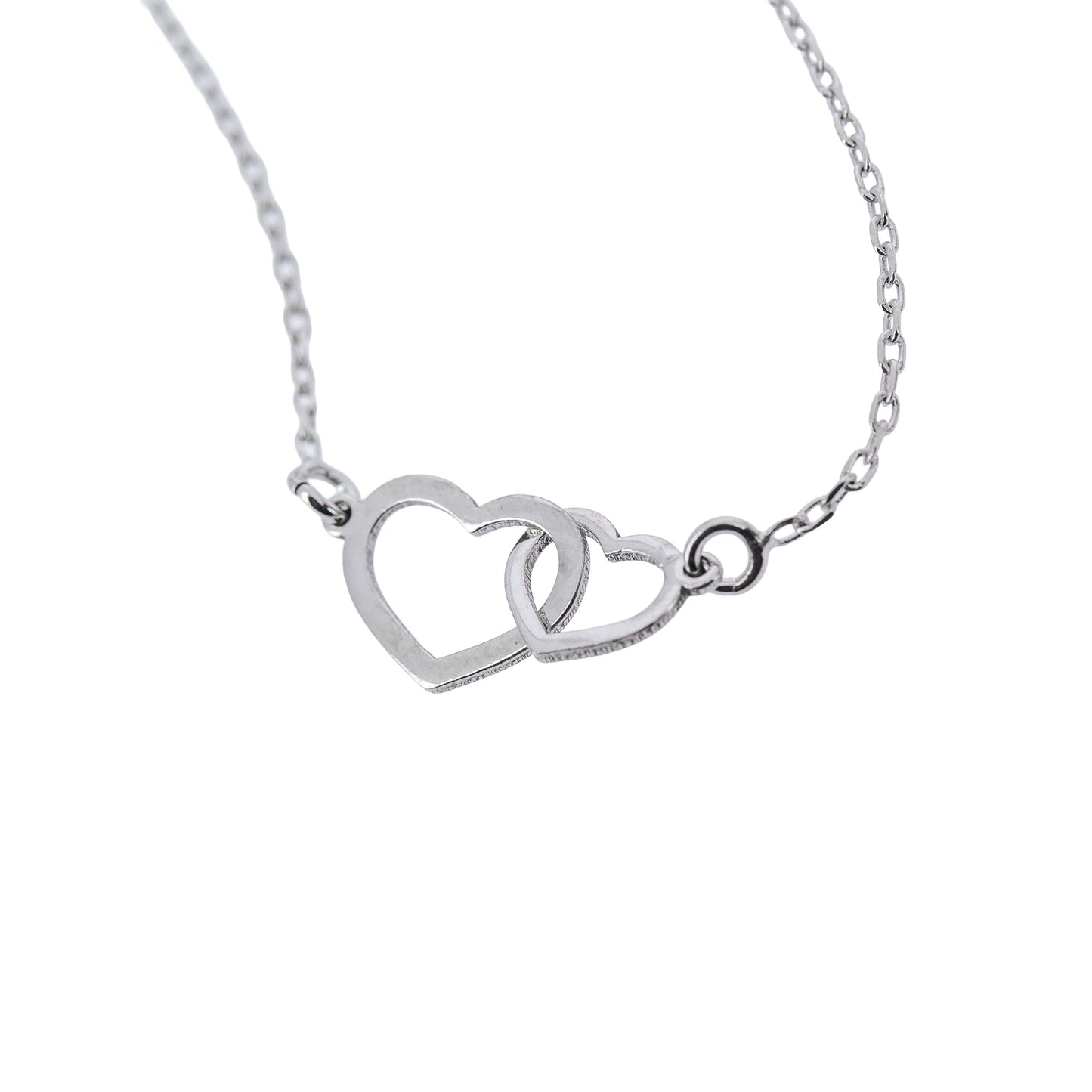 Collana Cuori Intrecciati in bronzo