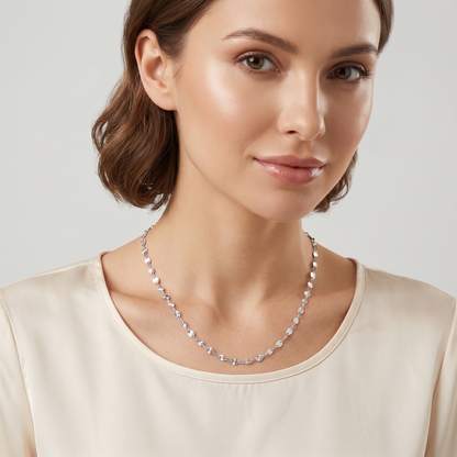 Collana Maglia Schiacciata in Bronzo