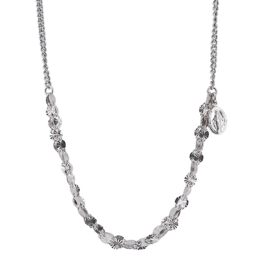 Collana Medaglia Miracolosa in Bronzo 45 cm