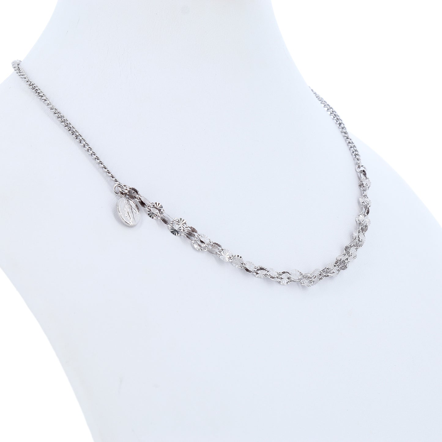Collana Medaglia Miracolosa in Bronzo 45 cm