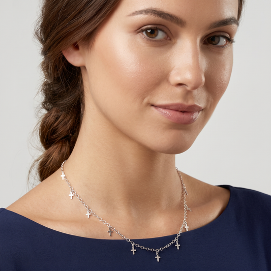 Collana con Croci Pendenti