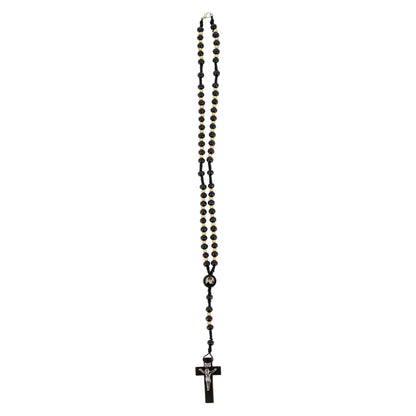 Corona del Rosario San Charbel in legno con chiusura. Indossabile