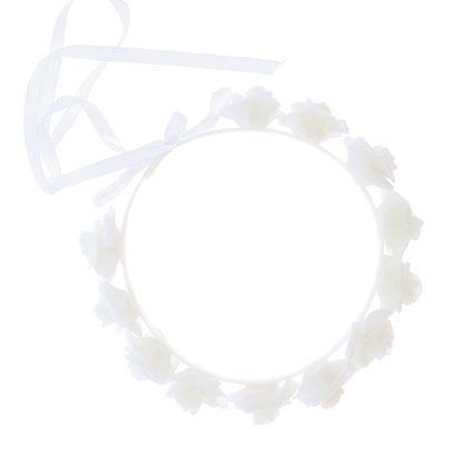 Coroncina con Rose per Prima Comunione - Diametro 22 cm