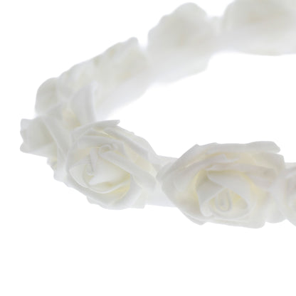 Coroncina con Rose per Prima Comunione - Diametro 22 cm