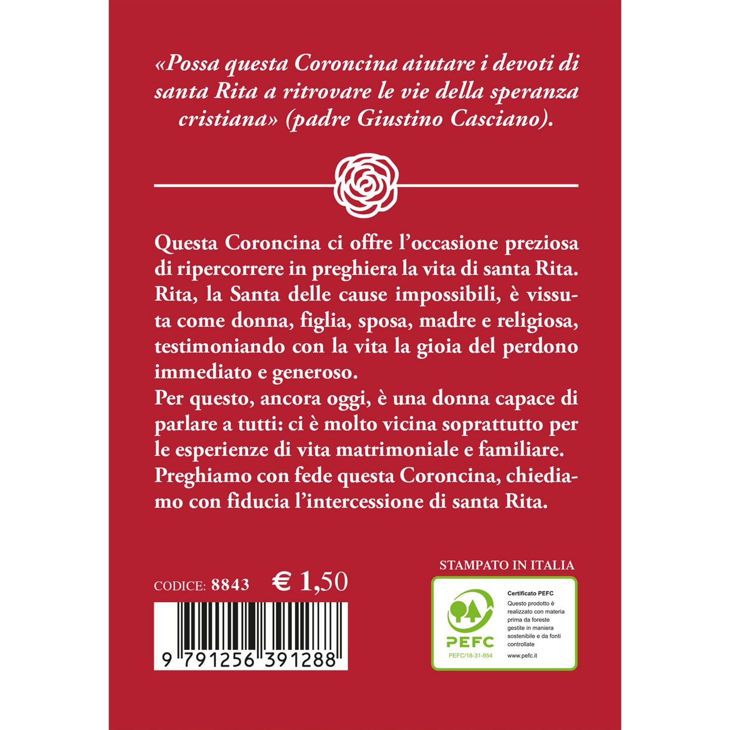 Coroncina a santa Rita da Cascia