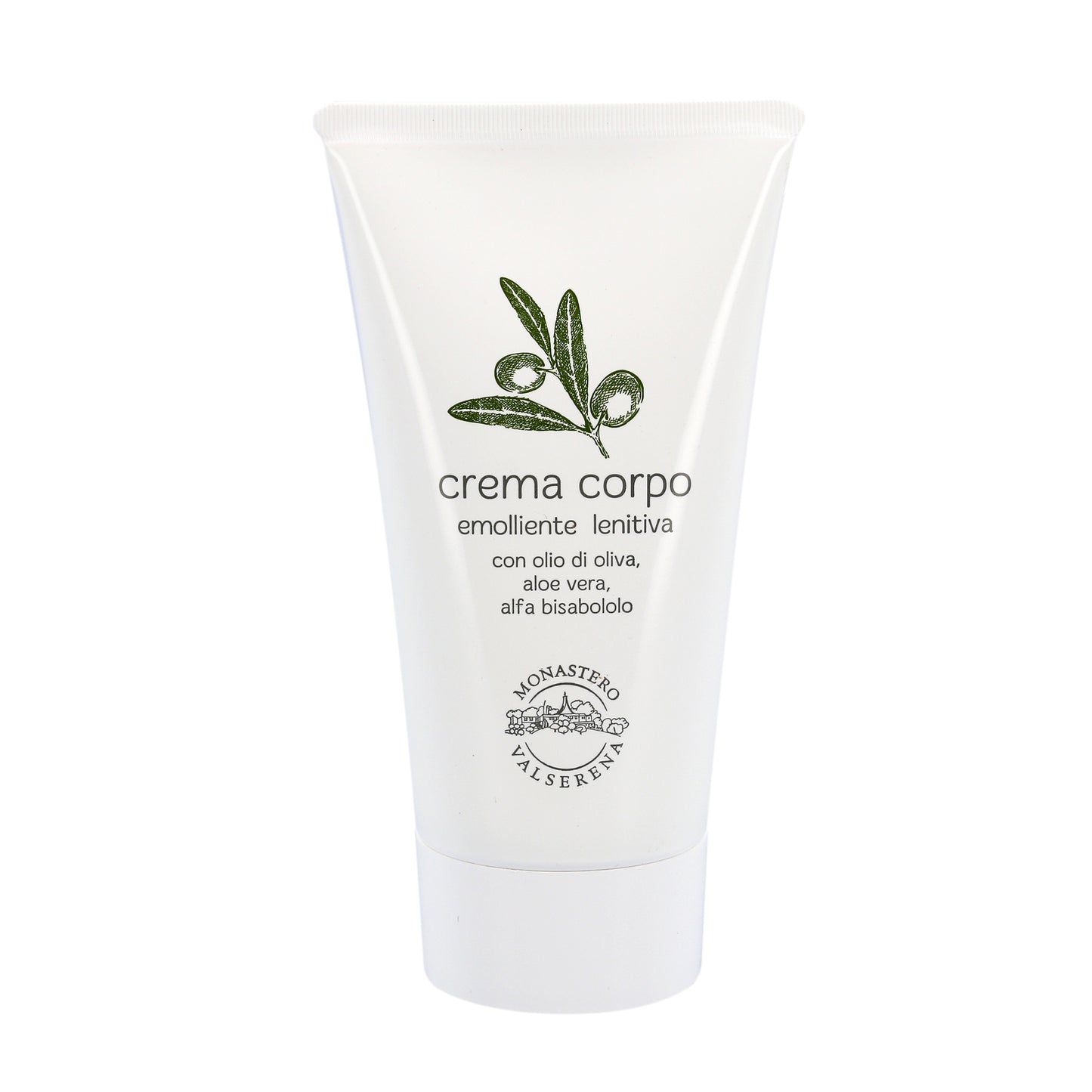 Crema corpo emolliente e lenitiva. Confezione da 150 ml